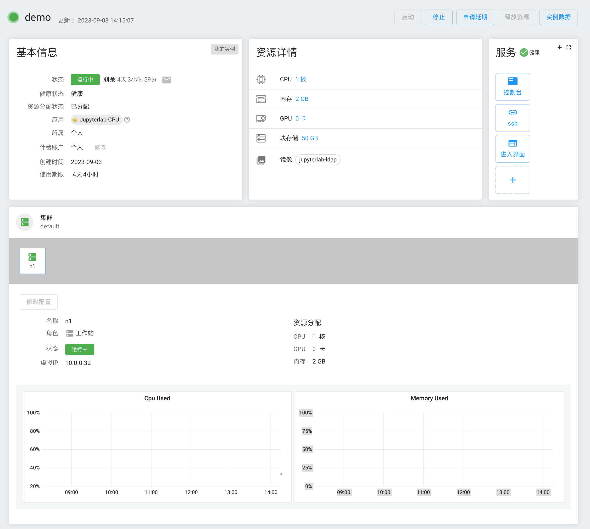 instance information